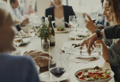 Dîner placé